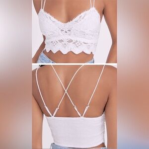 Free People Adella Bralette.  NWOT XS